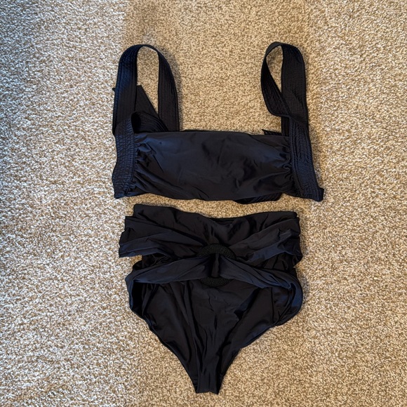 Johanna Ortiz Other - Black Two-Piece Swimsuit
